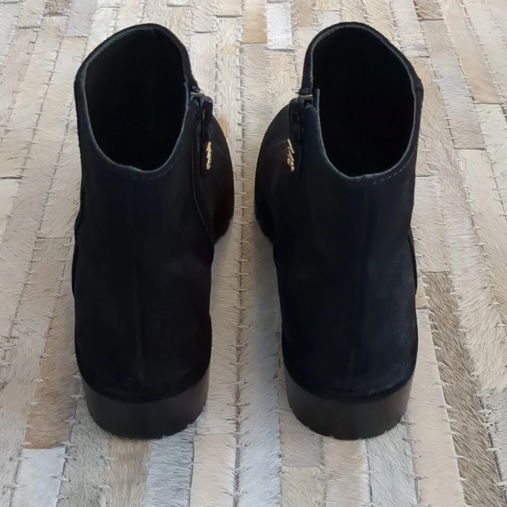 Stuart Weitzman Maelie Black Sport Suede Boots - Picture 5 of 10